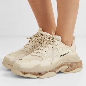 BALENCIAGA TRIPLE S CLEAR SOLE SNEAKER